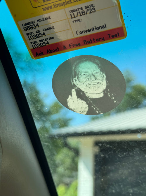 Inside Willie Sticker